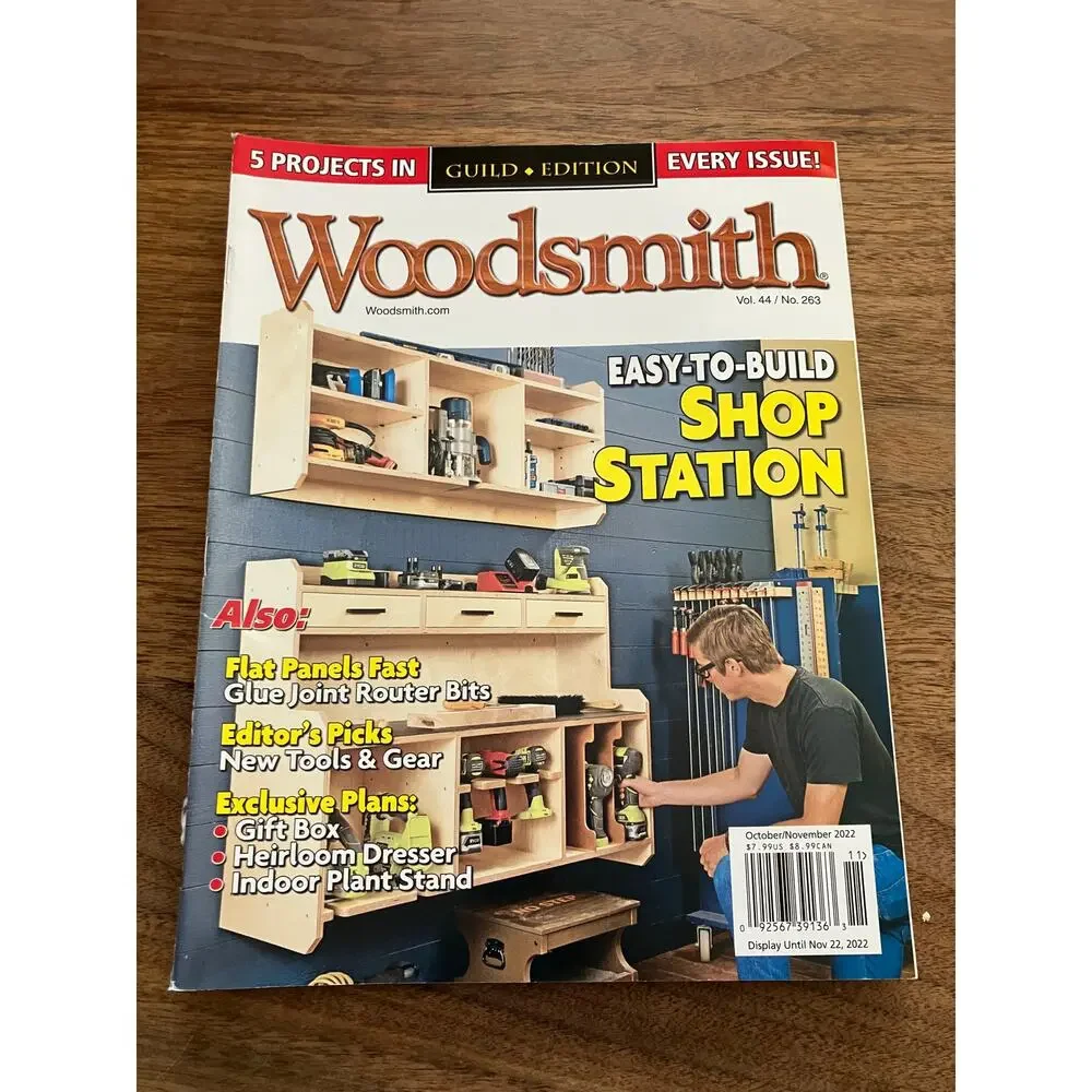 Lot of 5 Woodsmith Magazines‎ | Woodworking Plans, DIY Projects, Shop Guides